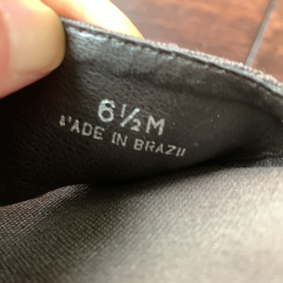 LOFT Brown Karin Canvas Slide Sandals Size 6.5 - Picture 11 of 15